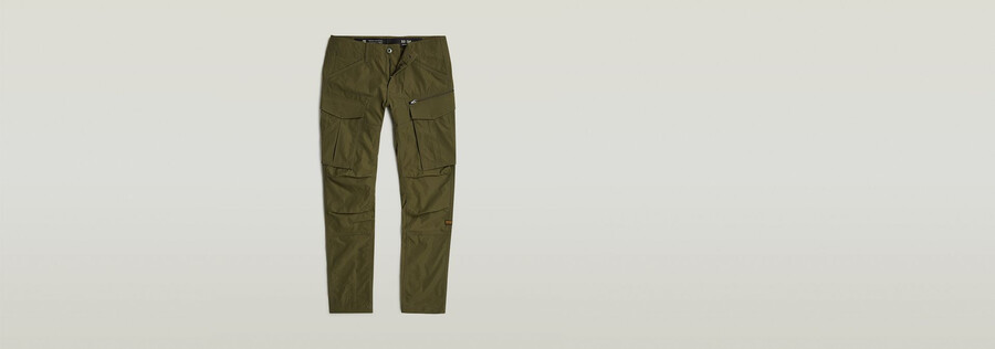 rovic zip 3d regular tapered pants