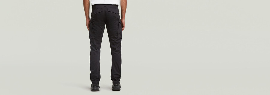 rovic zip 3d regular tapered pants