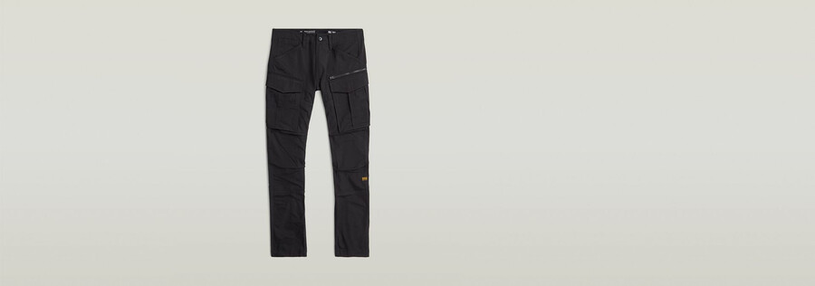 rovic zip 3d regular tapered pants