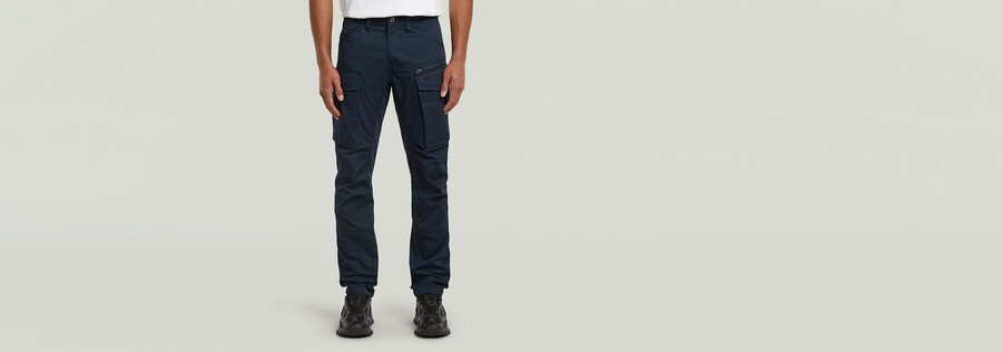 rovic zip 3d regular tapered pants