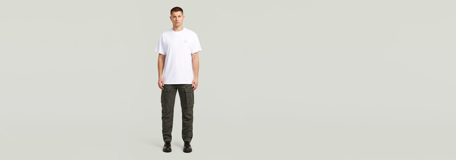 rovic zip 3d regular tapered pants