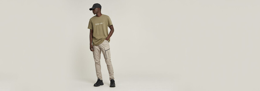zip pocket 3d skinny cargo pants 2.0