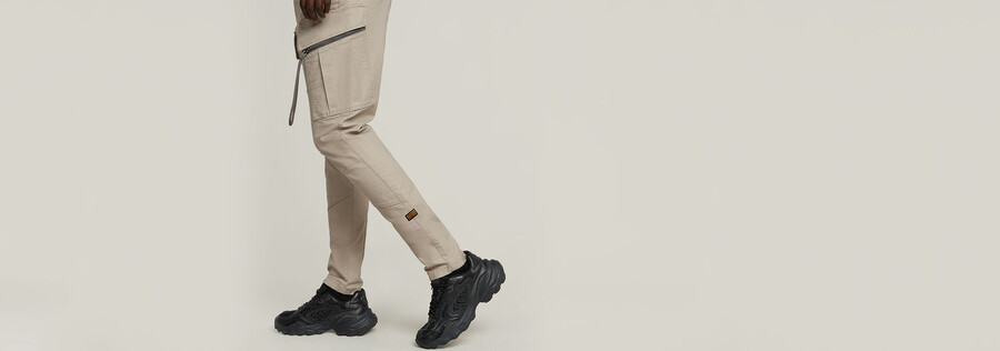 zip pocket 3d skinny cargo pants 2.0