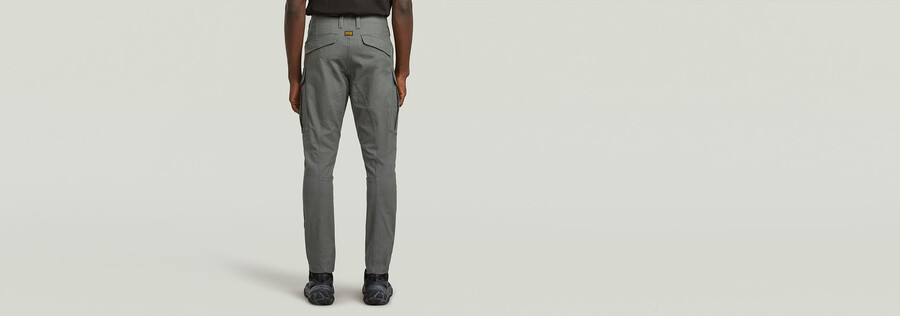 zip pocket 3d skinny cargo pants
