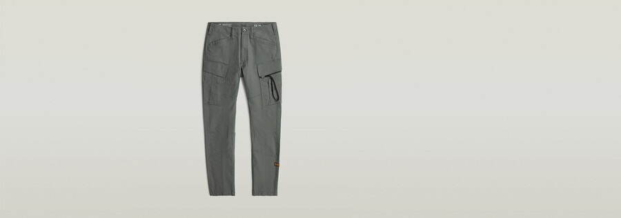 zip pocket 3d skinny cargo pants