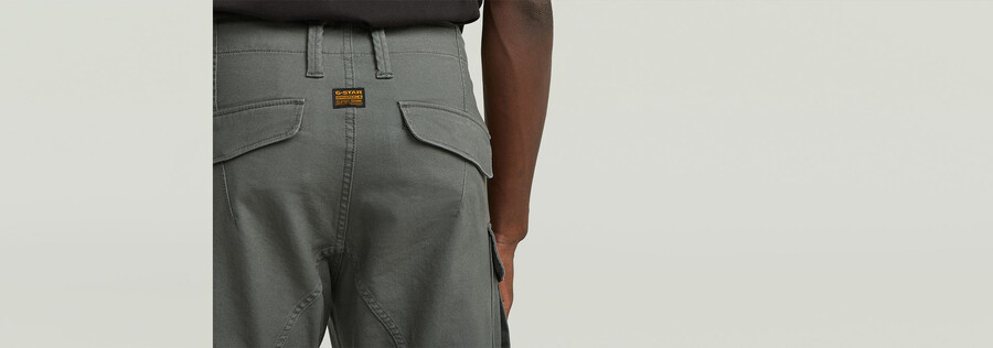 zip pocket 3d skinny cargo pants