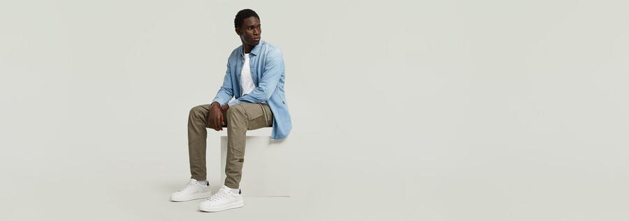 zip pocket 3d skinny cargo pants 2.0
