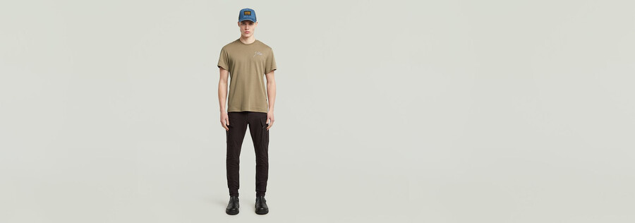 zip pocket 3d skinny cargo pants 2.0