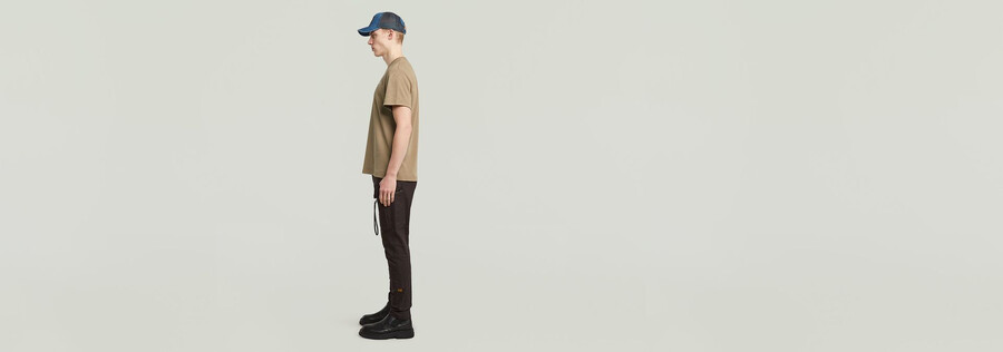 zip pocket 3d skinny cargo pants 2.0