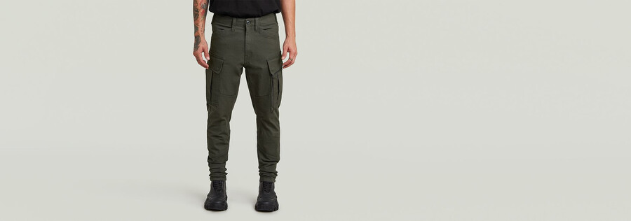 zip pocket 3d skinny cargo pants 2.0