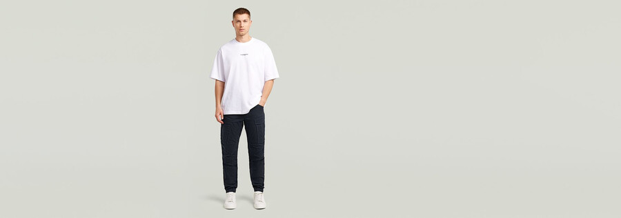 cargo pants 3d regular tapered cuffed
