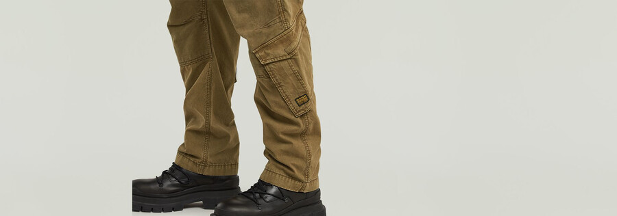 rovic zip 3d loose pants