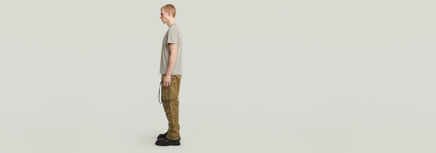 rovic zip 3d loose pants