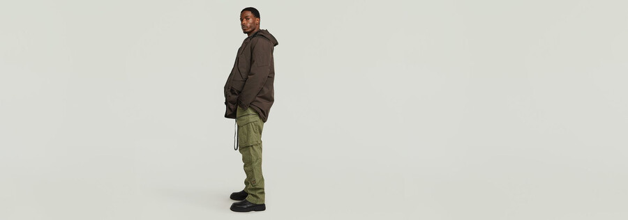 rovic zip 3d loose pants