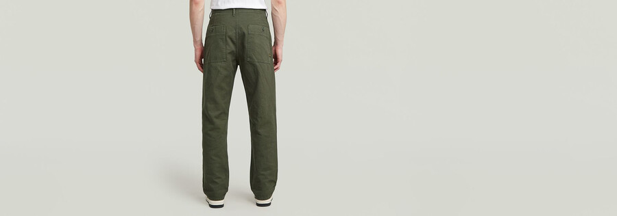 pleated chino relaxed