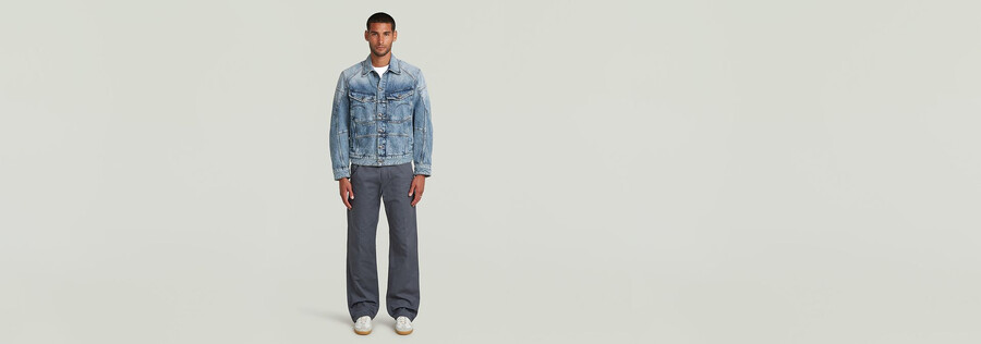 relaxed straight chino