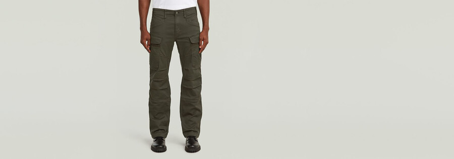 3d regular straight cargo pants