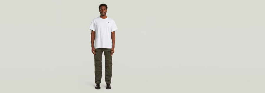 3d regular straight cargo pants