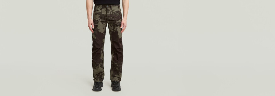 3d regular straight cargo pants
