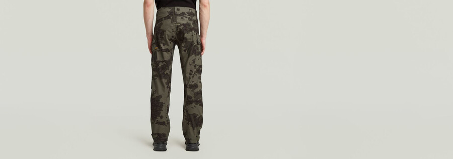 3d regular straight cargo pants