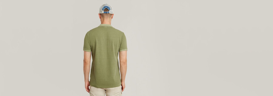 dunda overdyed slim polo