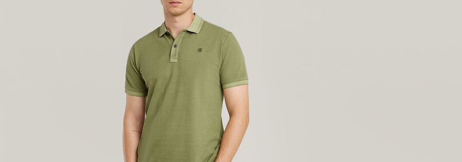 dunda overdyed slim polo