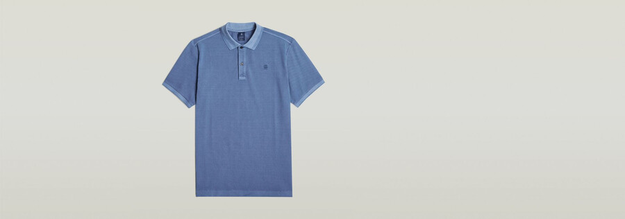 dunda overdyed slim polo