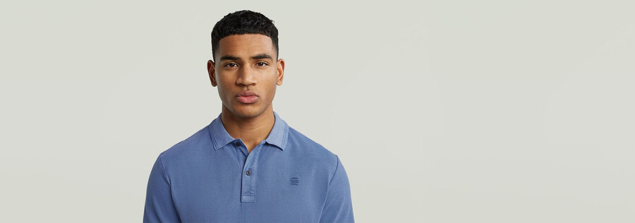 dunda overdyed slim polo