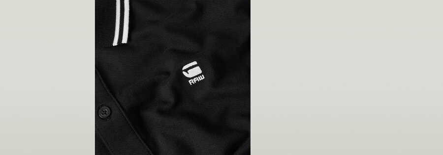 dunda slim stripe polo