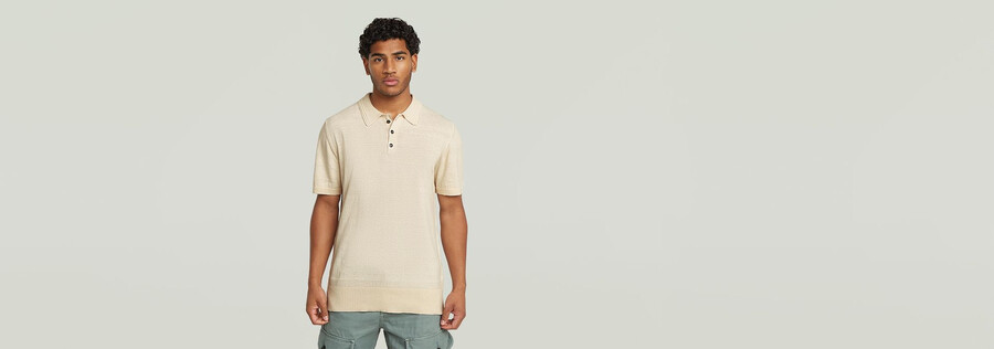 knitted polo