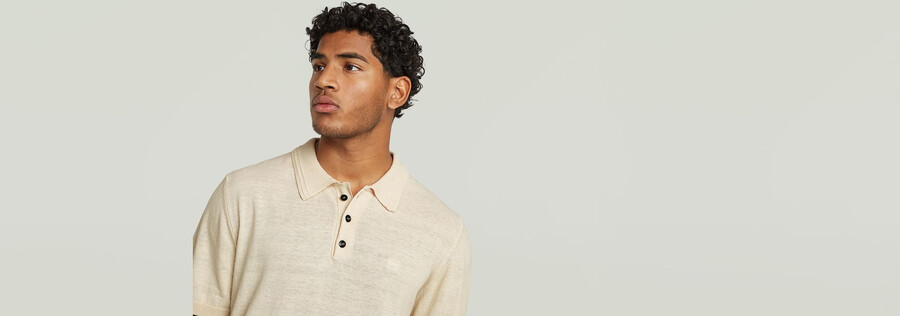 knitted polo