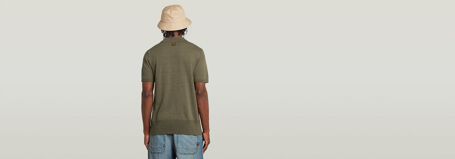 knitted polo