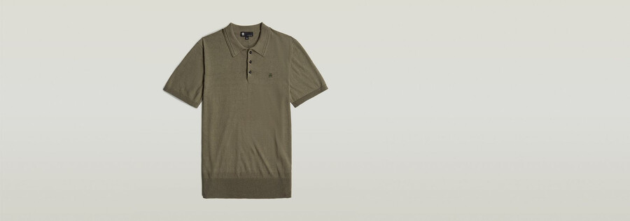 knitted polo