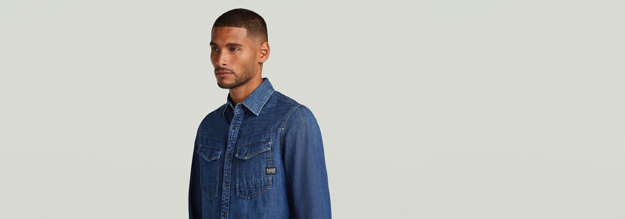 dakota slim denim shirt