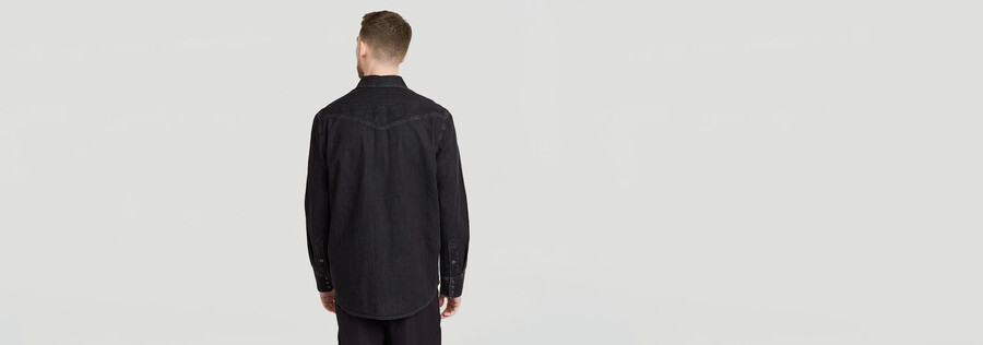 dakota slim denim shirt