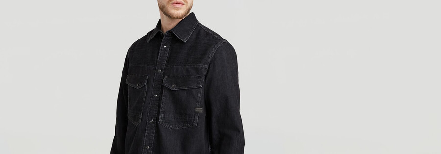 dakota slim denim shirt