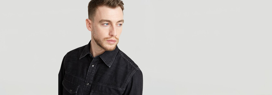 dakota slim denim shirt
