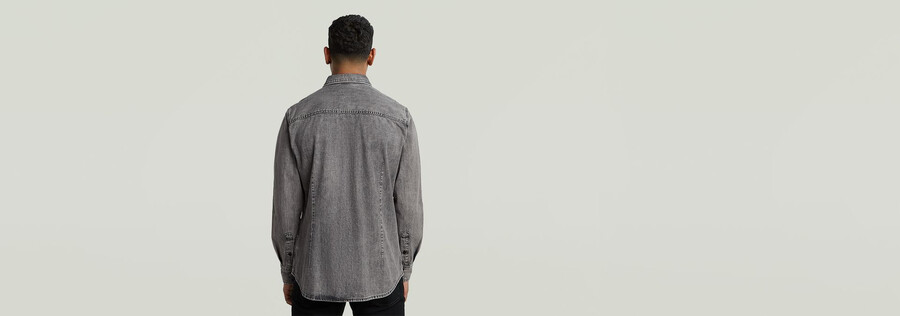 dakota slim denim shirt