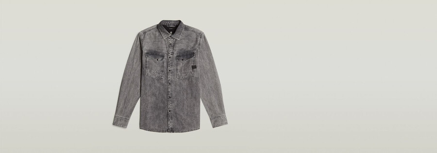 dakota slim denim shirt