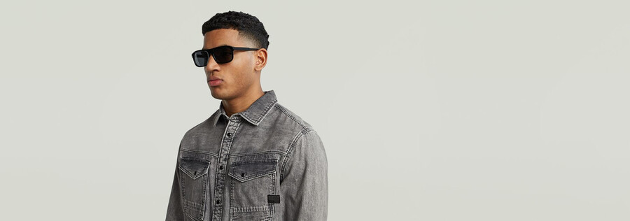 dakota slim denim shirt