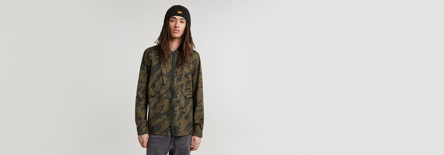 slant pocket regular shirt