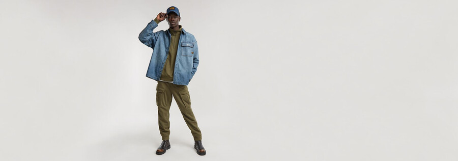 boxy flap pocket shirt