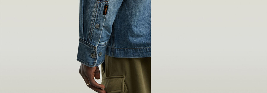 boxy flap pocket shirt