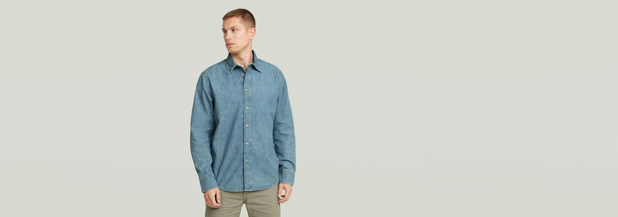 regular denim shirt