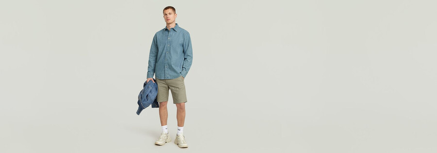 regular denim shirt