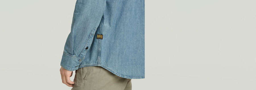 regular denim shirt