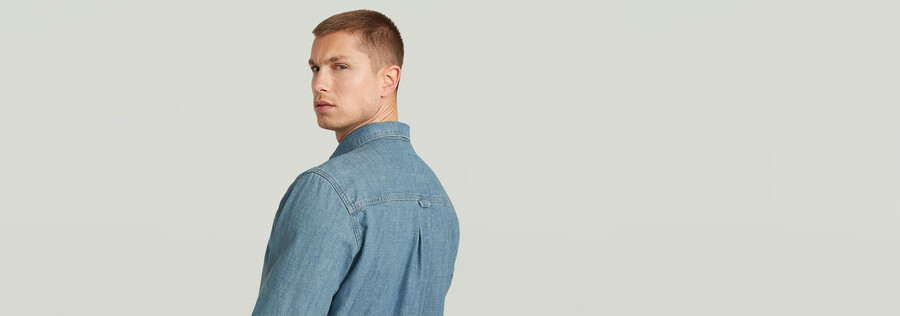 regular denim shirt