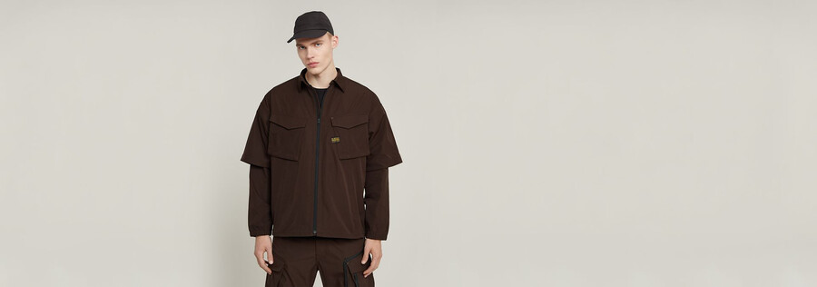 modular relaxed shirt
