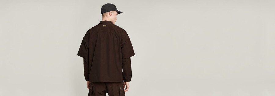 modular relaxed shirt