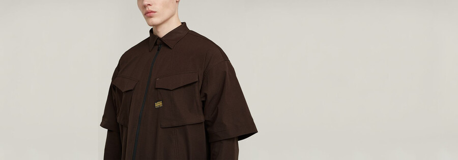 modular relaxed shirt